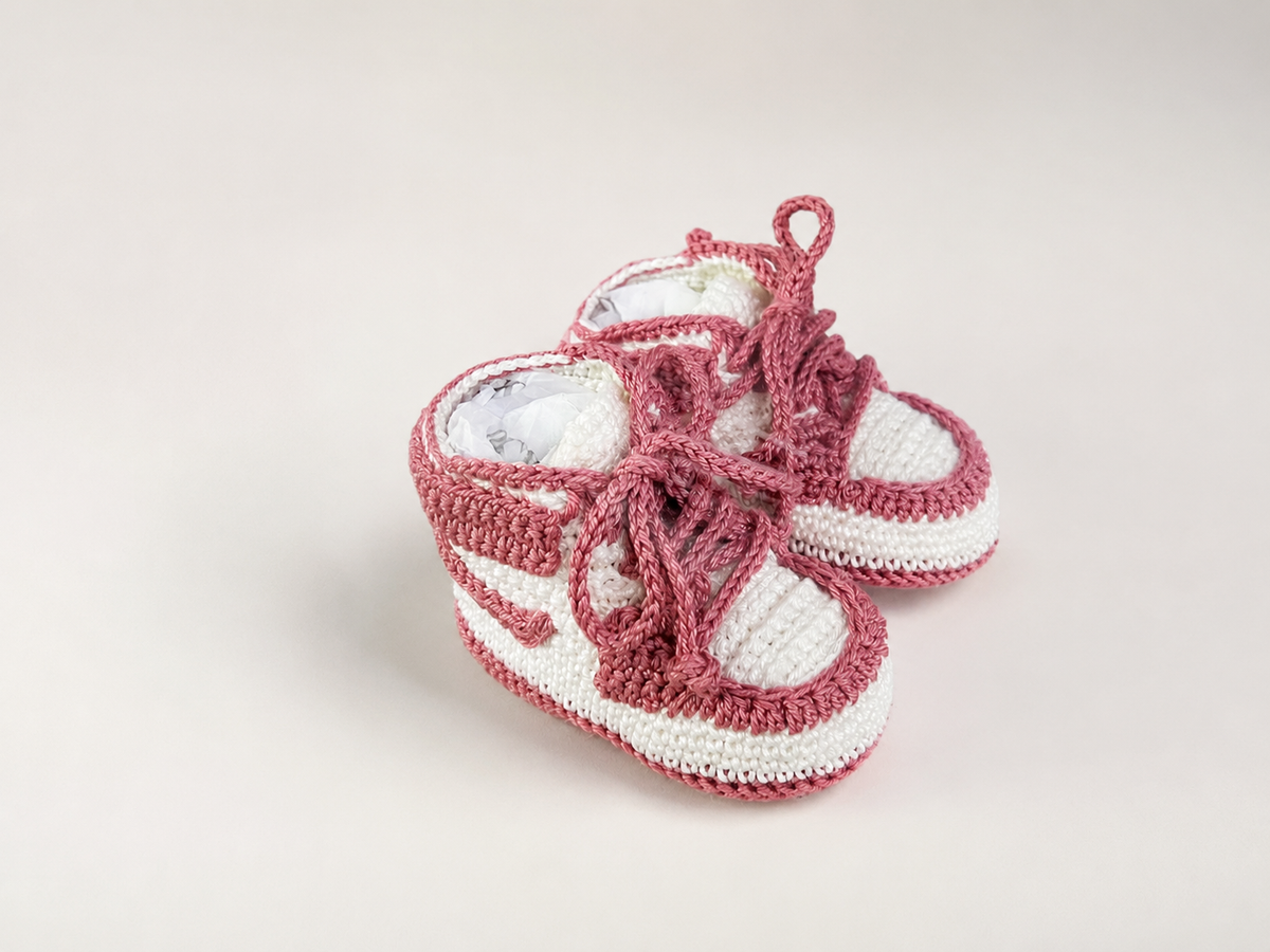 Scarpette Neonato all'Uncinetto – Fatte a Mano