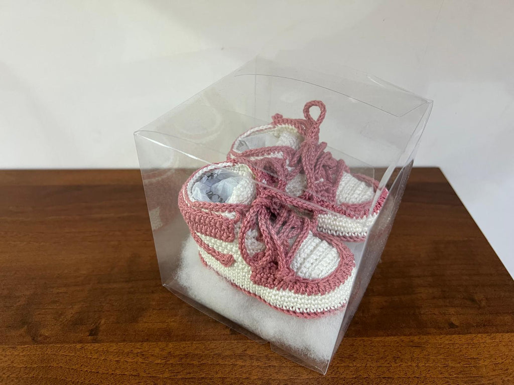 Scarpette Neonato all'Uncinetto – Fatte a Mano